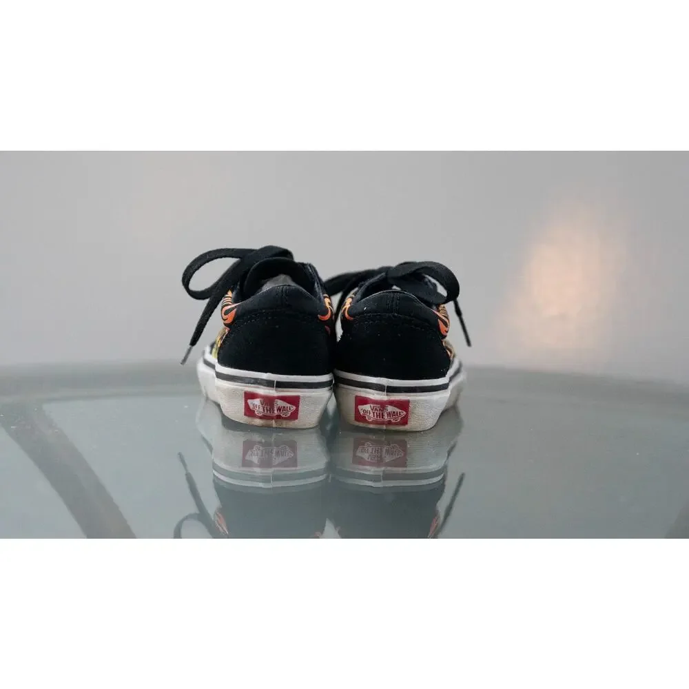 VANS Old Skool Ferocious Lion Flame‎ Racing Kids Size 11